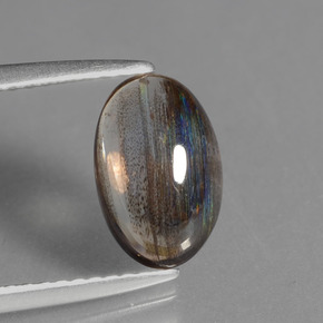 Scapolite Coloré Arc-en-Ciel naturelle Coupe ovale, 1.84 ct, Transparent