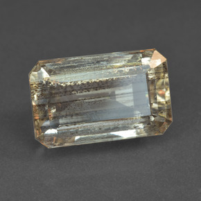 Scapolite multicolore naturelle taille émeraude, 8,96 ct, transparent