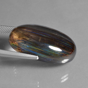 Scapolite Coloré Arc-en-Ciel naturelle Coupe ovale, 45.72 ct, Transparent