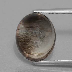 Scapolite multicolore naturelle coupe ovale, 10,54 ct, transparent