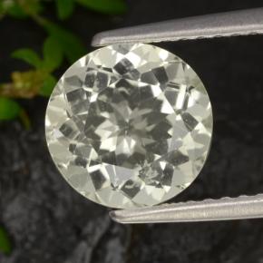 Scapolite Jaune naturelle Coupe roude, 1.83 ct, VVS-VS