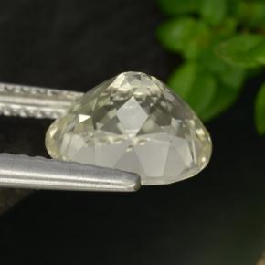 Scapolite jaune naturelle coupe ovale, 1,84 ct, VVS-VS