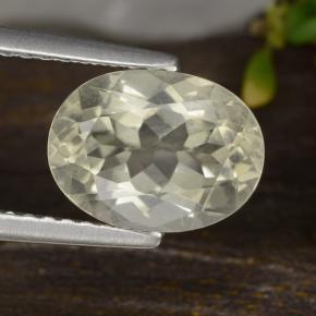 Scapolite Jaune naturelle Coupe ovale, 1.87 ct, VS