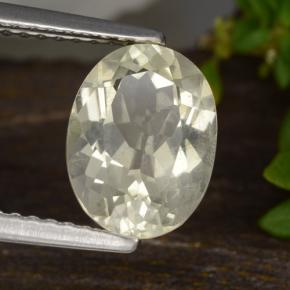 Scapolite Jaune naturelle Coupe ovale, 1.87 ct, VS