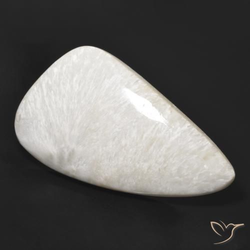 Scolécite Blanc léger naturelle Fantaisie, 38.19 ct, Opaque