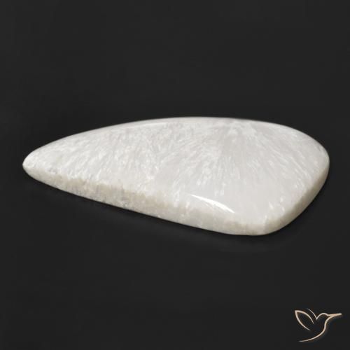 Scolécite Blanc léger naturelle Fantaisie, 38.19 ct, Opaque