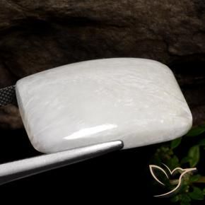 Scolécite Blanc chaud naturelle Coussin, 25.44 ct, Opaque