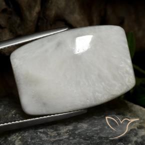 Scolécite Blanc grisâtre léger naturelle Fantaisie, 18.97 ct, Opaque