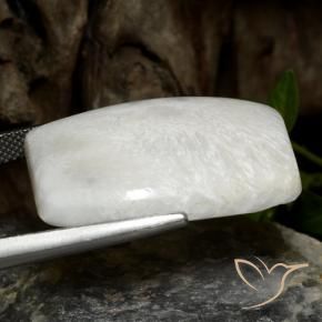 Scolécite Blanc grisâtre léger naturelle Fantaisie, 18.97 ct, Opaque