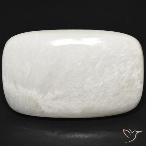 32.82ct Naturel Blanc chaud Scolécite, Coussin, Opaque