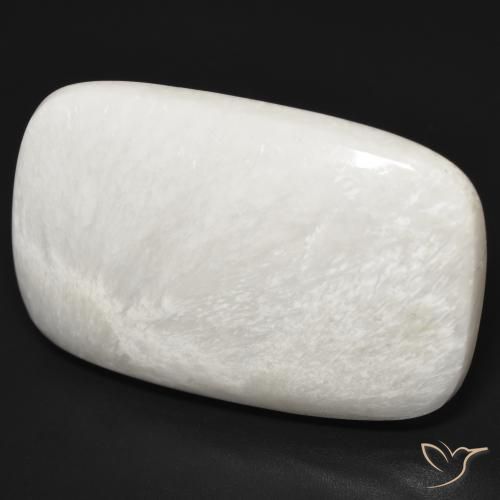 Scolécite Blanc chaud naturelle Coussin, 32.82 ct, Opaque