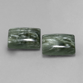 Achetez naturel ct vert séraphinite gems, baguette, en provenance russie chez gemselect. en stock, livraison internationale!