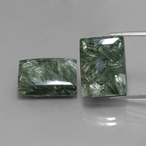 Achetez naturel ct vert séraphinite gems, baguette, en provenance russie chez gemselect. en stock, livraison internationale!