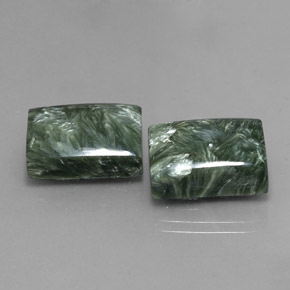 Achetez naturel ct vert séraphinite gems, baguette, en provenance russie chez gemselect. en stock, livraison internationale!