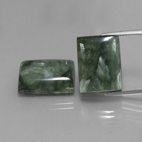 Achetez naturel ct vert séraphinite gems, baguette, en provenance russie chez gemselect. en stock, livraison internationale!