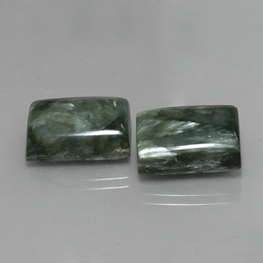 Achetez naturel ct vert séraphinite gems, baguette, en provenance russie chez gemselect. en stock, livraison internationale!