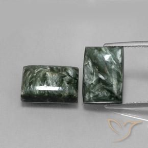 Shop natural 15.80ct Vert Séraphinite gems, Baquette, from Russie at GemSelect. In stock, global shipping!