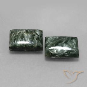 Shop natural 15.80ct Vert Séraphinite gems, Baquette, from Russie at GemSelect. In stock, global shipping!