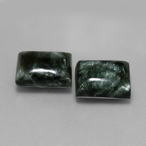 Achetez naturel ct vert séraphinite gems, baguette, en provenance russie chez gemselect. en stock, livraison internationale!