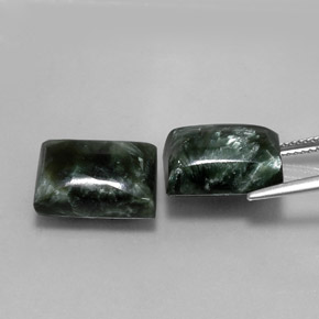 Achetez naturel ct vert séraphinite gems, baguette, en provenance russie chez gemselect. en stock, livraison internationale!