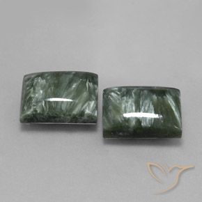 Achetez naturel 16.64ct Multicolore Séraphinite gems, Baquette, En provenance Russie chez GemSelect. En stock, livraison internationale!