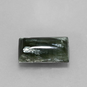 Séraphinite Vert naturelle Baquette, 4.33 ct, Opaque