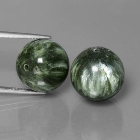 Achetez naturel ct vert séraphinite gems, sphère / boule, en provenance russie chez gemselect. en stock, livraison internationale!