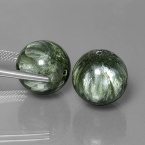 Achetez naturel ct vert séraphinite gems, sphère / boule, en provenance russie chez gemselect. en stock, livraison internationale!