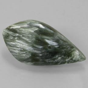 Séraphinite Vert naturelle Forme fantaisie, 8.50 ct, Opaque