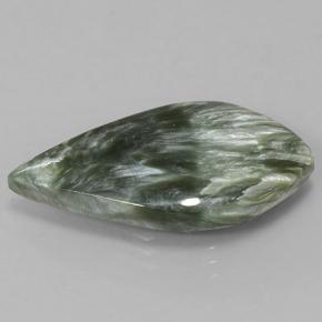 Séraphinite Vert naturelle Forme fantaisie, 8.50 ct, Opaque
