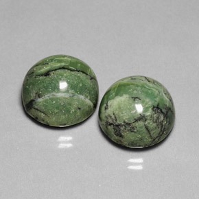 Achetez naturel ct vert serpentine gems, coupe roude, en provenance afghanistan chez gemselect. en stock, livraison internationale!
