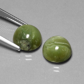 Achetez naturel ct vert serpentine gems, coupe roude, en provenance afghanistan chez gemselect. en stock, livraison internationale!