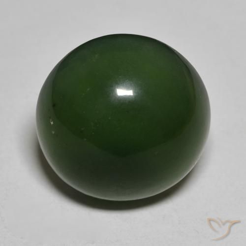 14.95ct Naturel Vert foncé Serpentine, Tour, Translucide