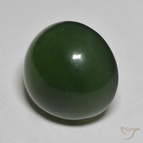 Serpentine Vert foncé naturelle Tour, 14.95 ct, Translucide