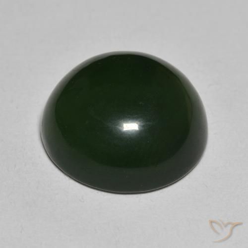 Serpentine Vert foncé naturelle Tour, 14.95 ct, Translucide