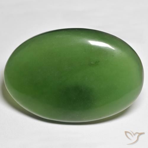62.82ct Naturel Vert moyen Serpentine, ovale, Translucide