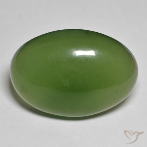 28.07ct Naturel Vert foncé Serpentine, ovale, Translucide