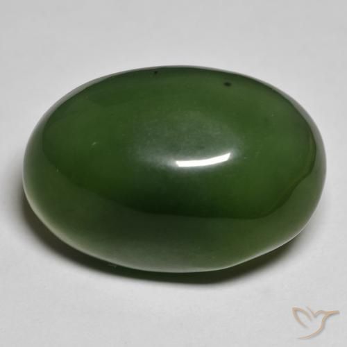 28.85ct Naturel Vert algues marines Serpentine, ovale, Translucide