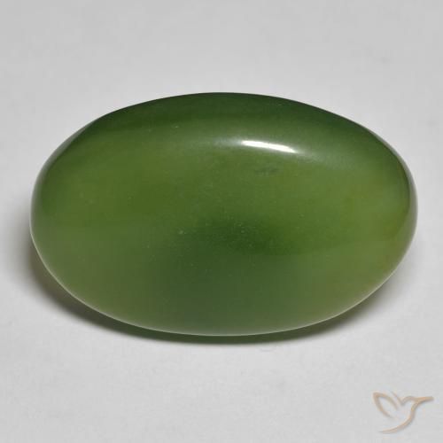 19.76ct Naturel Vert terreux Serpentine, ovale, Translucide