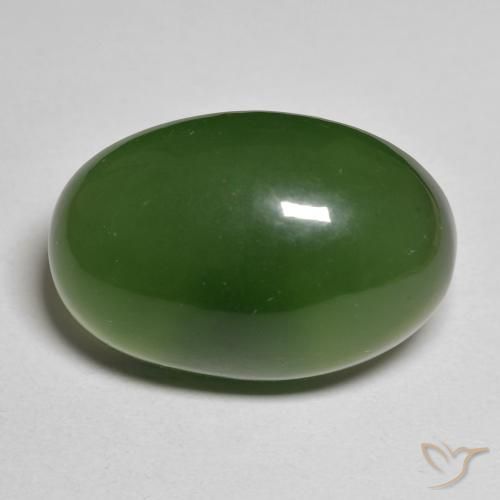 23.28ct Naturel Vert foncé Serpentine, ovale, Translucide