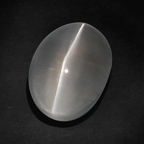 Sillimanite œil de chat Fumée naturelle Transparent, 8.25 ct, Transparent / Translucide