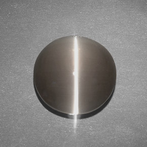 Sillimanite œil de chat Brun naturelle Transparent, 7.63 ct, Transparent / Translucide