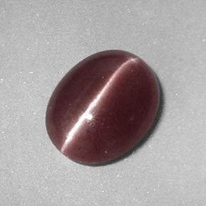 Sillimanite œil de chat Brun naturelle Transparent, 2.02 ct, Transparent / Translucide