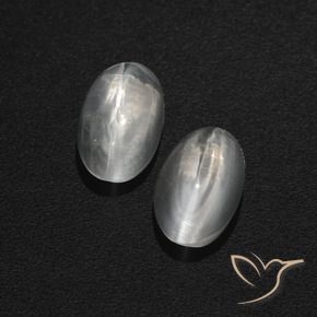 Shop natural 2.04ct Blanc clair Sillimanite œil de chat gems, ovale, from Madagascar at GemSelect. In stock, global shipping!