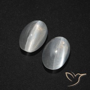 Shop natural 2.80ct Blanc clair Sillimanite œil de chat gems, ovale, from Madagascar at GemSelect. In stock, global shipping!