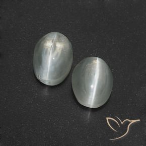 Shop natural 2.99ct Blanc clair Sillimanite œil de chat gems, ovale, from Madagascar at GemSelect. In stock, global shipping!