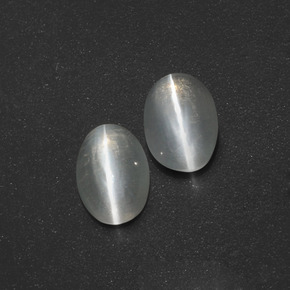 Achetez naturel ct fumé sillimanite cat's eye gems, coupe ovale, en provenance madagascar chez gemselect. en stock, livraison internationale!