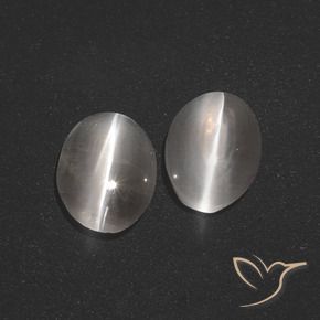 Shop natural 2.57ct Gris très clair Sillimanite œil de chat gems, ovale, from Madagascar at GemSelect. In stock, global shipping!
