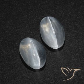 Shop natural 2.29ct Blanc clair Sillimanite œil de chat gems, ovale, from Madagascar at GemSelect. In stock, global shipping!