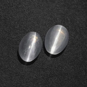 Achetez naturel ct Fumée Sillimanite œil de chat gems, Coupe ovale, En provenance Madagascar chez GemSelect. En stock, livraison internationale!